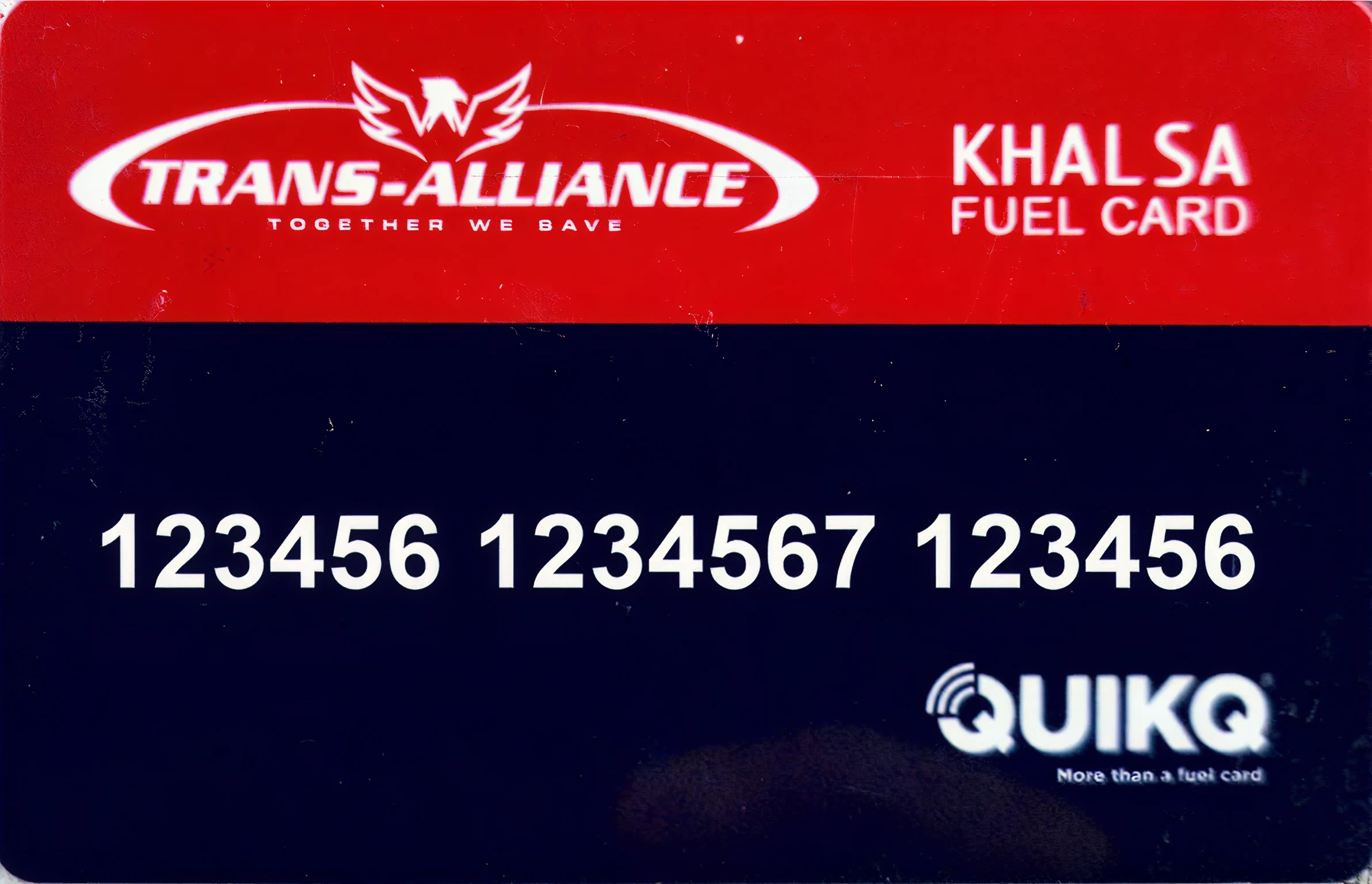 Cardless RFID fuel card